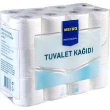 Metro Professıonal 24'lü x 3 Paket Tuvalet Kağıdı, 2 Katlı, 180 Yaprak