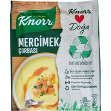 Knorr Hazır Çorba 12X65G Mercimek - Pratik ve Lezzetli 5'li Avantaj Paketi - 5 Adet