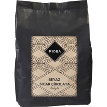 Rioba Rıoba Sıcak Beyaz Çikolata 1 kg - Topaklanma Yapmaz, Yumuşak Tat 4'li Avantaj Paketi - 4 Adet
