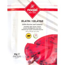Noajel Yaprak Jelatin 20 G Bronz - Pastacılık Için Kıvam ve Parlaklık Verici 6'li Avantaj Paketi - 6 Adet