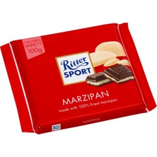 Ritter Sport Çikolata 100 G Acıbadem - Sütlü Çikolata Keyfi 3'li Ekonomik Paket - 3 Adet