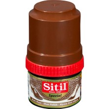 Sitil Special Krem Boya 60 ml Koyu Kahve - Kendinden Parlayan Su Bazlı Ayakkabı 2'li Ekonomik Paket - 2 Adet