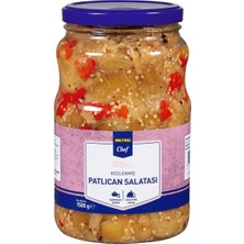 Metro Chef Közlenmiş Patlıcan Salatası 1,5 kg - Pratik Meze 2'li Ekonomik Paket - 2 Adet