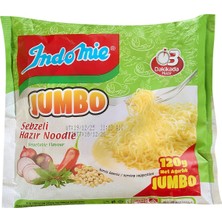 Indomie Jumbo Hazır Noodle 120 G Sebzeli - Pratik ve Lezzetli Atıştırmalık 4'li Avantaj Paketi - 4 Adet