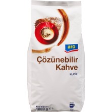 Aro Granül Kahve 1 kg Klasik - Yoğun Aromalı 400 Bardak 2'li Ekonomik Paket - 2 Adet