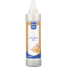 Metro Chef Topping 1 kg Karamel Sos - Tatlılar Için Pratik ve Lezzetli 6'li Avantaj Paketi - 6 Adet