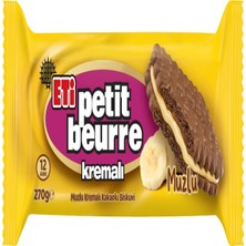 Eti Petit Beurre Kremalı 270 G Muzlu 6'li Avantaj Paketi - 6 Adet