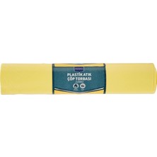 Metro Professıonal Sarı Çöp Torbası 80X110 cm 10 Adet 27 Mikron 6'li Avantaj Paketi - 6 Adet