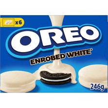 Oreo Beyaz Çikolata Kaplamalı Bisküvi 246 G Vanilyalı 8'li Avantaj Paketi - 8 Adet