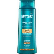 Restorex Keratin - Argan Onarıcı Bakım Şampuanı 500ML - 5 Adet