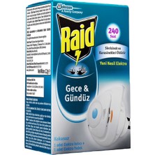 Raid Gece&gündüz Sistem 27G 10 Günlük Sinek Kovucu 3'li Ekonomik Paket - 3 Adet