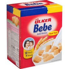 Ülker Bebe Bisküvisi 800G - 12 Vitamin ve 7 Mineral Içeren Besleyici Atıştırmalı 4'li Avantaj Paketi - 4 Adet