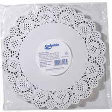 Dolphin Kağıt Dantel 26 cm 100'LÜ Paket - Kullan At Içecek Ekipmanları 5'li Avantaj Paketi - 5 Adet