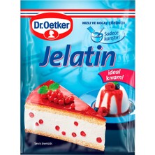 Dr. Oetker Jelatin 6g - Kek, Pasta, Panna Cotta ve Cheesecake Için Kıvam Verici 5'li Avantaj Paketi - 5 Adet