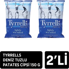 Tyrrells Deniz Tuzlu Patates Cipsi 2 x 150 G - 7 Adet