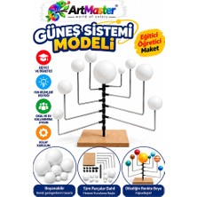 ArtMaster Güneş Sistemi Modeli 1 Paket Gezegenler Sistemi Strafor Köpük Toplu Maket Deney Fen Bilgisi Okullar Için Öğretici