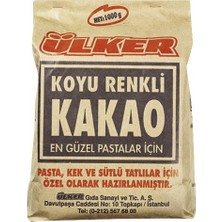 Ülker Kakao 1 kg Toz - Pastacılık ve Tatlılar Için Ideal 3'li Ekonomik Paket - 3 Adet