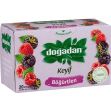 Doğadan Böğürtlen Meyve Çayı 20'li Poşet - Gerçek Meyve Parçacıkları 2'li Ekonomik Paket - 2 Adet