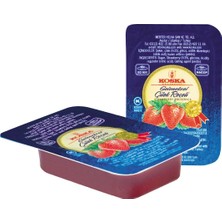 Koska Çilek Reçeli 20G x 100 Adet Piknik Boy Pratik Kahvaltılık 2'li Ekonomik Paket - 2 Adet