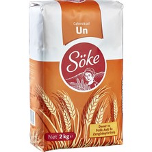 Söke Geleneksel Un 2 kg - Zenginleştirilmiş, Demir ve Folik Asit Katkılı 2'li Ekonomik Paket - 2 Adet