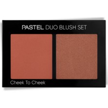 Pastel Duo Blush Set Cheek To Cheek - Ikili Allık Seti 20 Warm Honey - 6 Adet