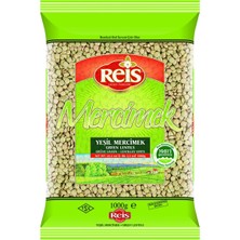 Reis Yeşil Mercimek 1 kg - Yassı Taneli, Az Nişastalı Bakliyat 6'li Avantaj Paketi - 6 Adet