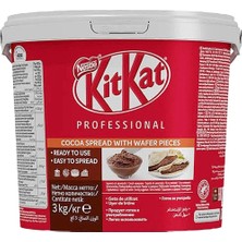 Nestle Nestlé Professıonal Kıtkat Sürülebilir Çikolata 3kg - Sütlü Çikolata ve Gofret Parçacıklı