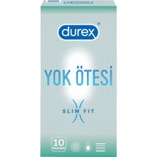 Durex Yok Ötesi Prezervatif 10'lu Slim Fit Ince ve Esnek