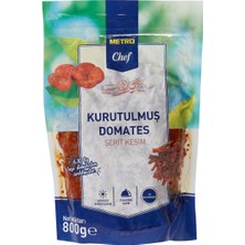 Metro Chef Kurutulmuş Domates Şerit Kesim 800 G - Güneşte Kurutulmuş Doğal Lezze 2'li Ekonomik Paket - 2 Adet