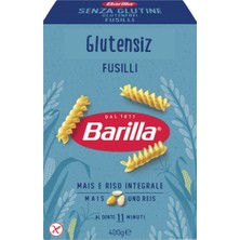 Barilla Glutensiz Fusilli Makarna 400G - Klasik Lezzet, Glutensiz 2'li Ekonomik Paket - 2 Adet