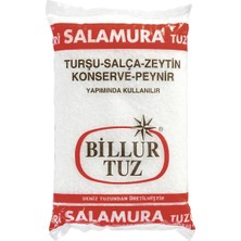 Billur Tuz Billur Salamura Tuz 3 kg - Deniz Tuzundan Turşu ve Konserve Tuzu 2'li Ekonomik Paket - 2 Adet