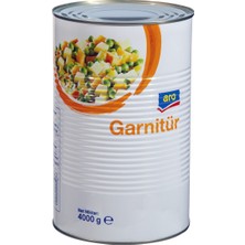 Aro Garnitür 4 kg - Pratik Kullanımlı Konserve Sebze Karışımı