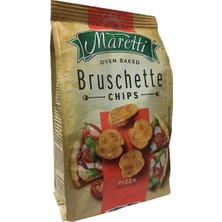 Maretti Bruscetta Chips 70 G Pizza Aromalı Fırınlanmış Ekmek Cipsi 5'li Avantaj Paketi - 5 Adet