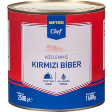 Metro Chef Közlenmiş Biber 2,5 kg - Taze Kapya Biber Salamura 2'li Ekonomik Paket - 2 Adet