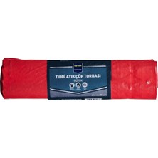 Metro Professıonal Tıbbi Atık Çöp Torbası 60X85 cm 10 Adet Kırmızı 8'li Avantaj Paketi - 8 Adet