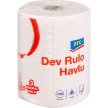 Aro Dev Havlu Kağıt Standart 270 Yaprak Çift Katlı 2'li Ekonomik Paket - 2 Adet