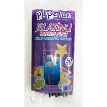 Pipetix Jelatinli Pipet Düz 100 G Siyah - Kullan At Içecek Ekipmanı 8'li Avantaj Paketi - 8 Adet