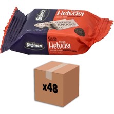 Seğmen Sade Helva 48X40G (1920G) - Geleneksel Taş Değirmen Lezzeti 3'li Ekonomik Paket - 3 Adet