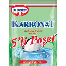 Dr. Oetker Karbonat 5X5G - Hamur Işleri ve Bakliyat Pişirmede Pratik Çözüm 8'li Avantaj Paketi - 8 Adet