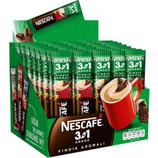 Nestle Nescafe 3in1 Kahve 48X17G Fındıklı - Yumuşak Içimli Pratik Kahve 2'li Ekonomik Paket - 2 Adet