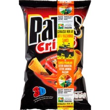 Patos Critos Süper Plus Cips Acılı 115 G - Acılı Mısır Cipsi 5'li Avantaj Paketi - 5 Adet