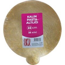 Bensüs Kalın Gold Turta Altlığı 22CM - Şık ve Dayanıklı Kullan At Altlık 3'li Ekonomik Paket - 3 Adet