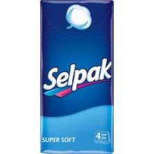 Selpak 10'lu Sade Mendil - 100 gr Yumuşak ve Dayanıklı Kağıt Mendil 8'li Avantaj Paketi - 8 Adet