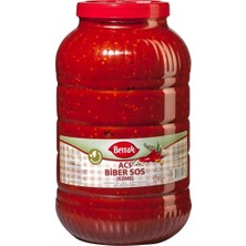 Berrak Biber Sos 5,2 kg Acı - Taze Biberlerden Harmanlanmış Özel Sos