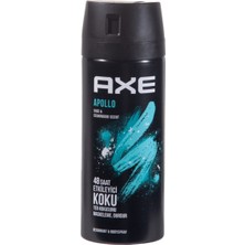 Axe Apollo Deodorant 150 ml Vücut Spreyi - Uzun Süre Kalıcı Ferahlık 3'li Ekonomik Paket - 3 Adet