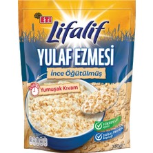 Eti Lifalif Ince Öğütülmüş Yulaf Ezmesi 350G - Pratik Kahvaltılık Gevrek 4'li Avantaj Paketi - 4 Adet