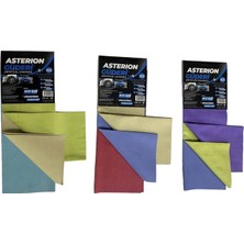 Asterion Asterıon Mikrofiber Oto Temizlik Bezi 3'lü - 8 Adet