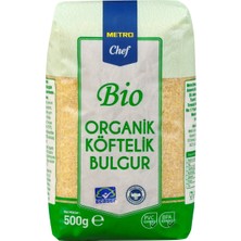 Metro Chef Bio Köftelik Bulgur 500 G Organik Sert Buğday 6'li Avantaj Paketi - 6 Adet