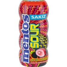 Mentos Ekşi Çilek Aromalı Draje Sakız 30 G 5'li Avantaj Paketi - 5 Adet