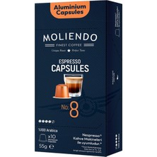 Moliendo No:8 Espresso Kapsül Kahve 10'lu 55 G - 6 Adet